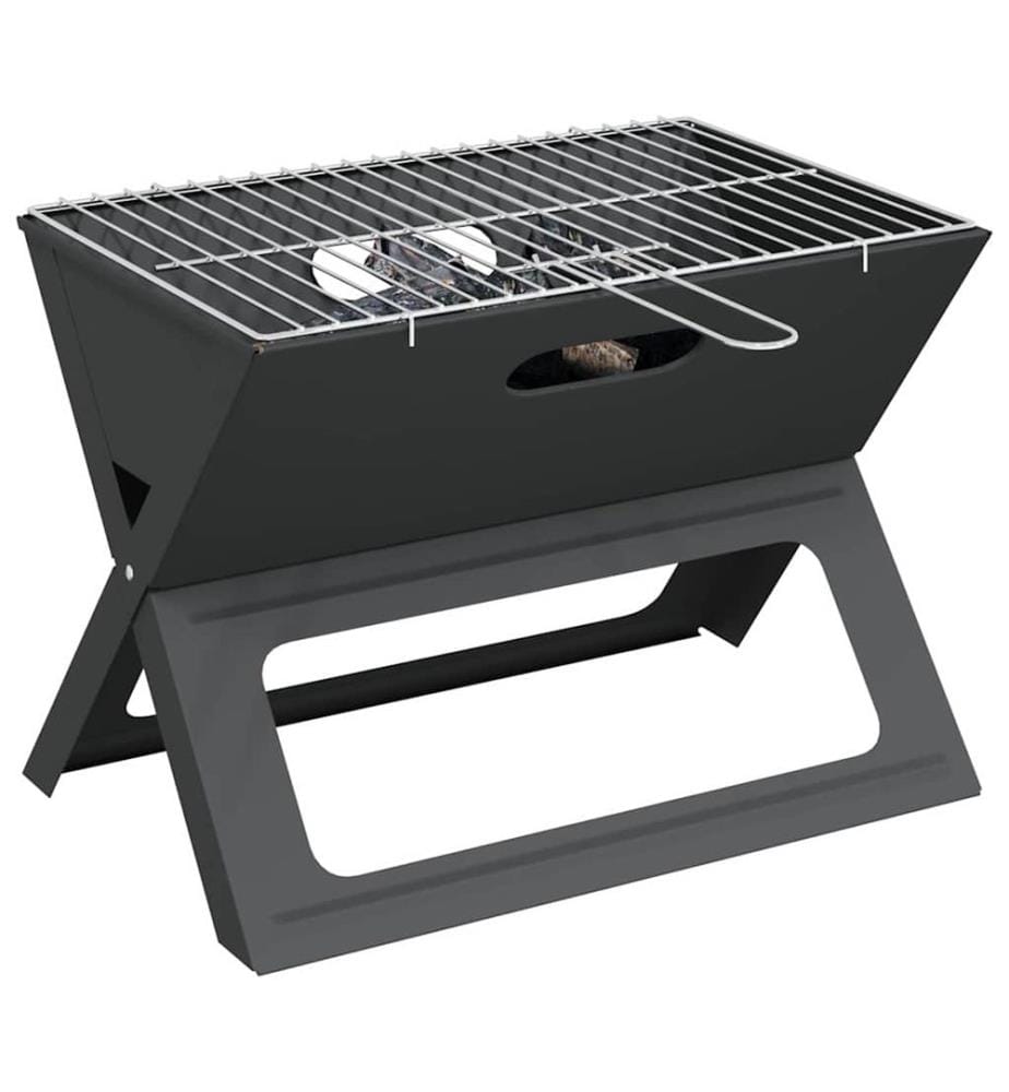 Outdoor Grill Schwarz 46 x 31 x 31 cm Stahl