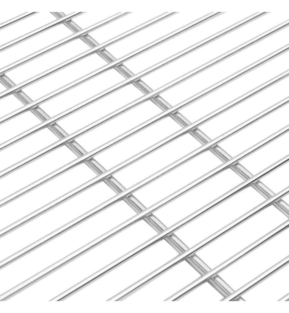 Grillrost Silber 60 x 60 cm Edelstahl