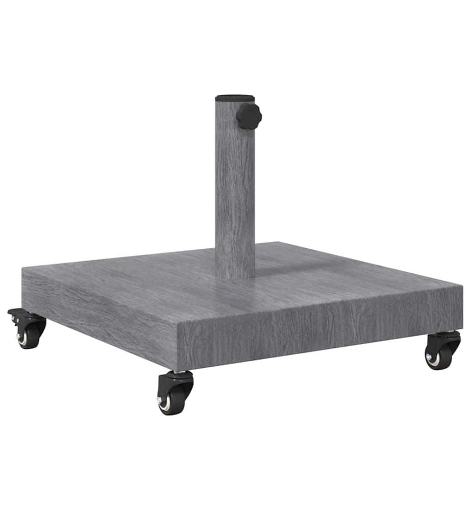 Pied de parasol Aspect Bois Gris Foncé 45 x 45 x 31,5 cm