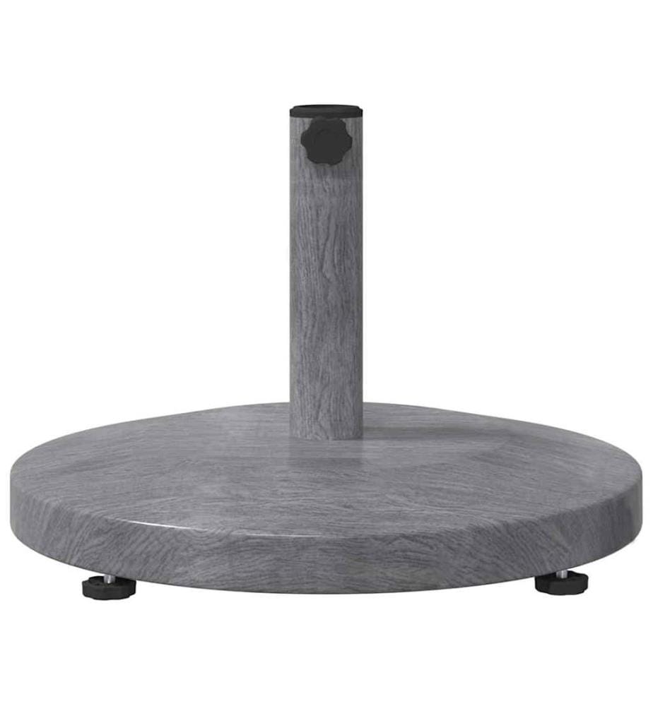 Pied de parasol Aspect Bois Gris Foncé 48 x 48 x 32 cm