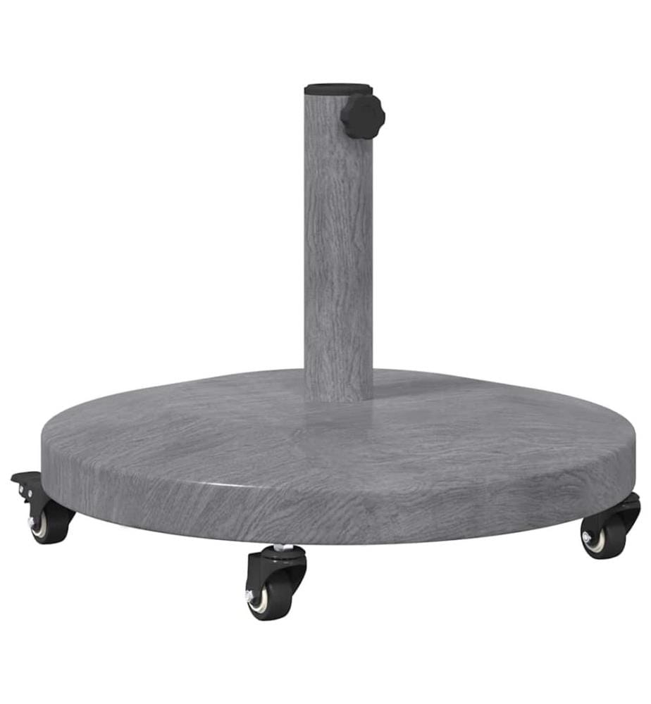 Pied de parasol Aspect Bois Gris Foncé 48 x 48 x 32 cm