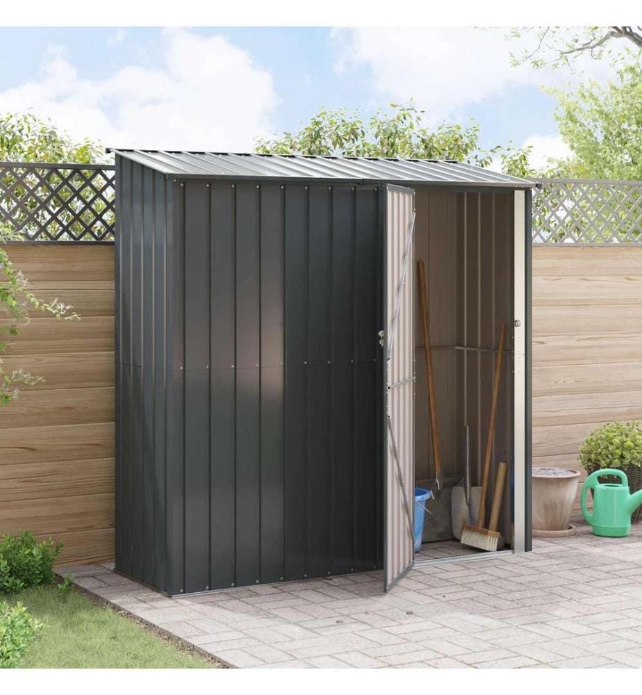 Gartenhütten Anthrazit 203,5 x 73 x 200 cm Metall