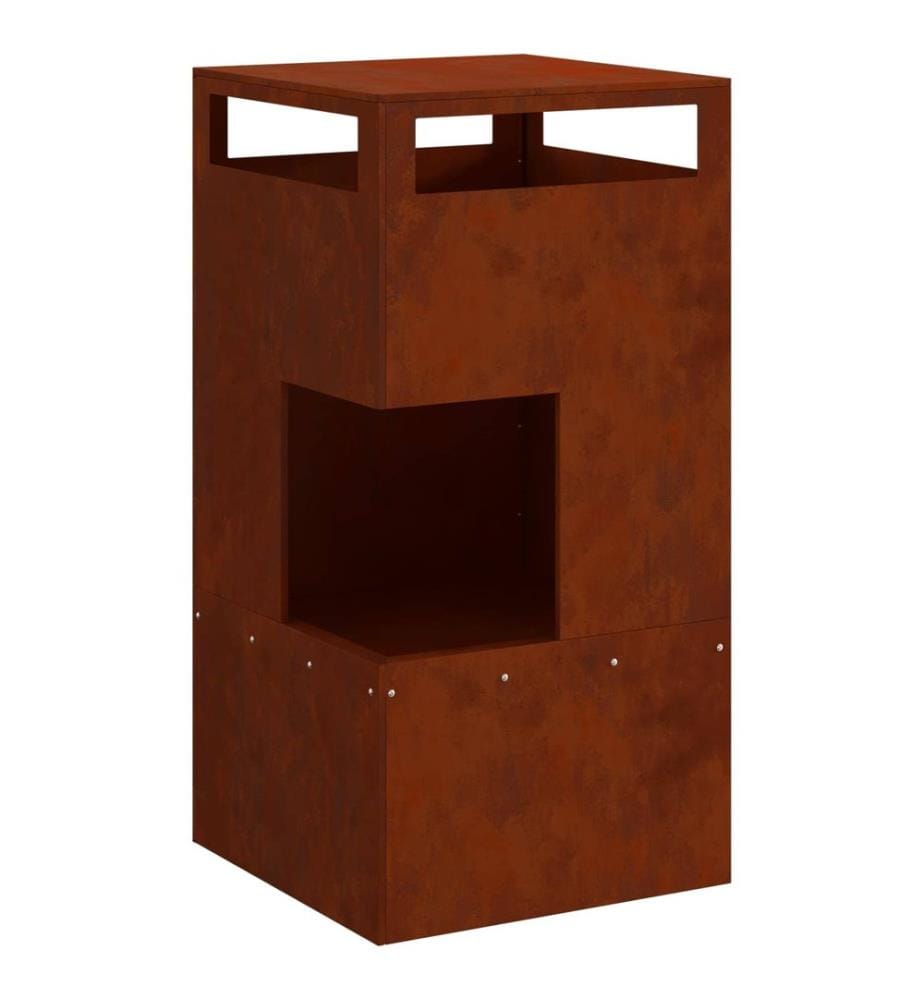 Braise Marron 50 x 50 x 100 cm Acier