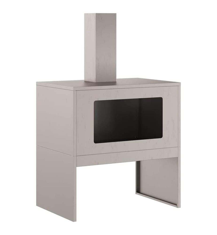 Braise Marron 60 x 40 x 96 cm Acier patiné