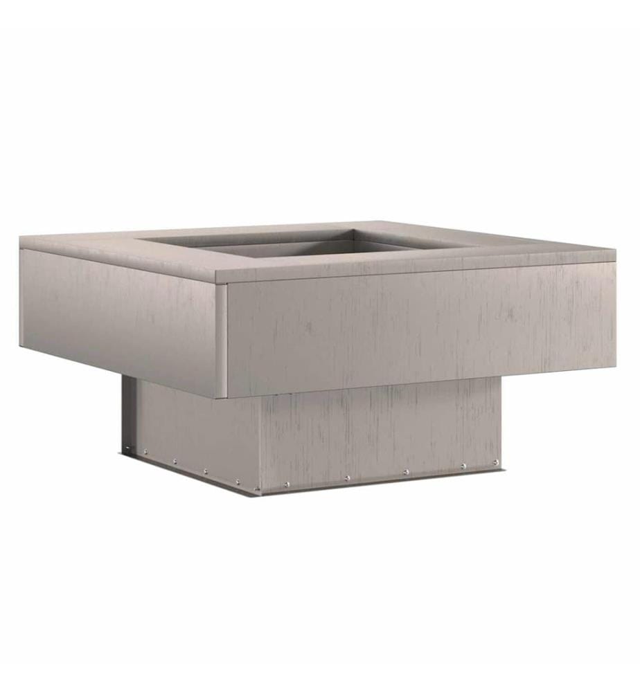 Braise Marron 60 x 60 x 30 cm Acier patiné