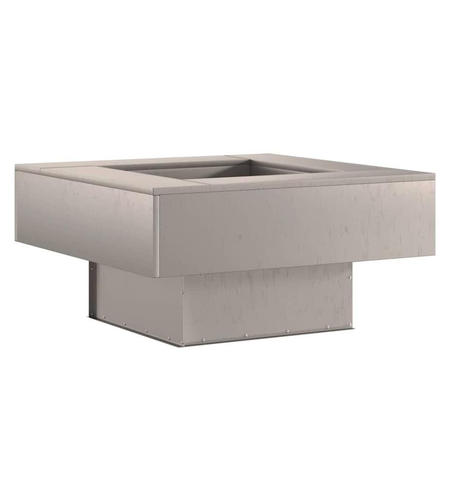 Braise Marron 80 x 80 x 40 cm Acier patiné