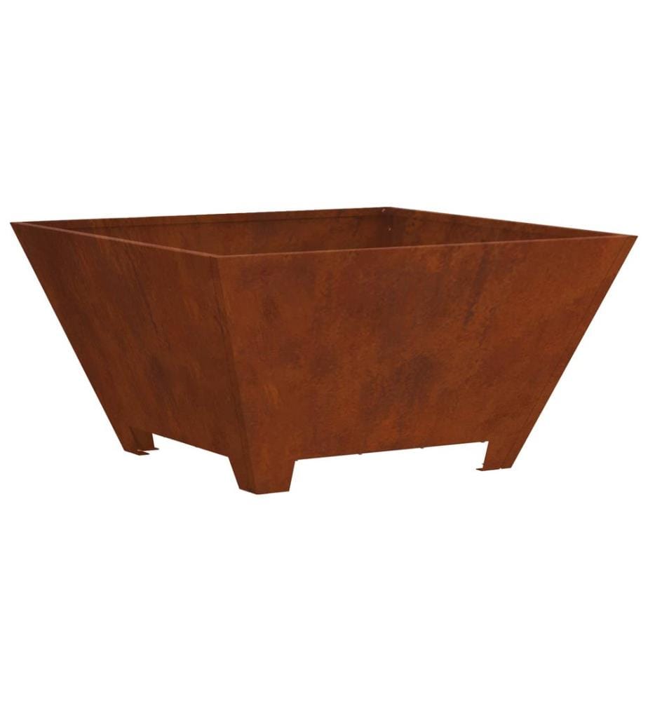 Braise Marron 60 x 60 x 30 cm Acier Corten