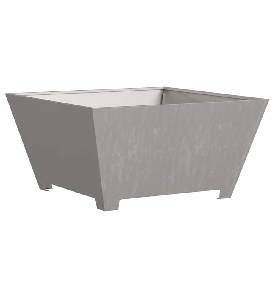 Braise Marron 80 x 80 x 40 cm Acier patiné