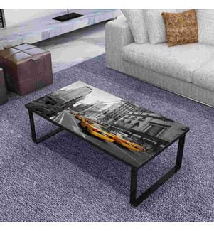 Couchtisch mit Glasplatte Rechteckig