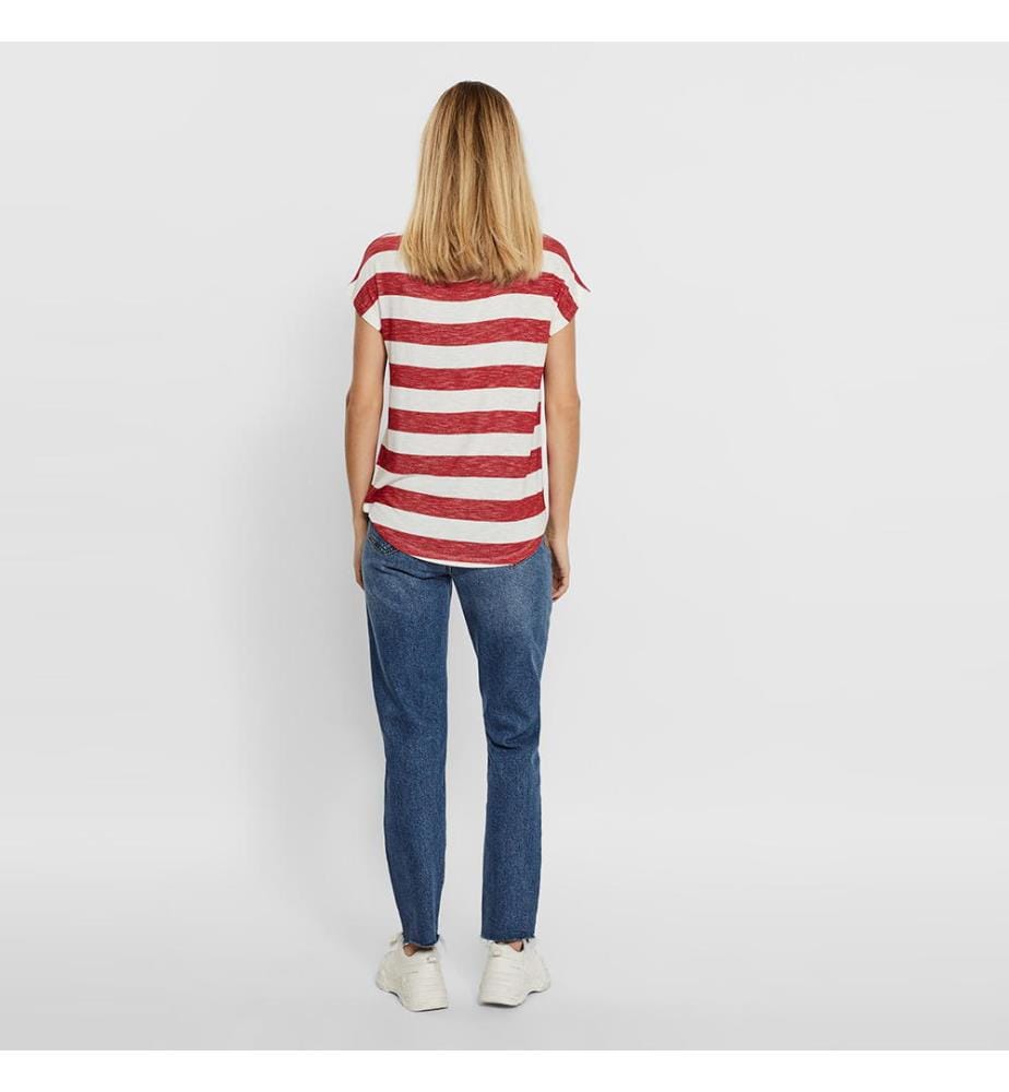 T-Shirt Noos - Rouge Et Blanc