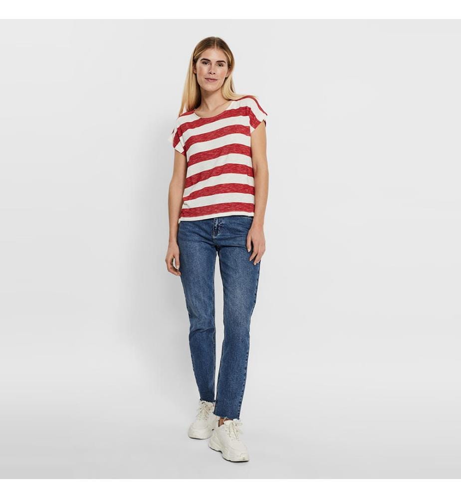 T-Shirt Noos - Rouge Et Blanc