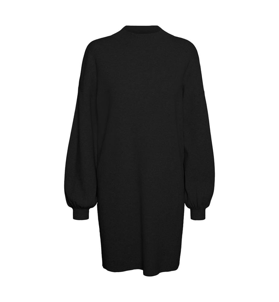 Kurzes Kleid - Schwarz
