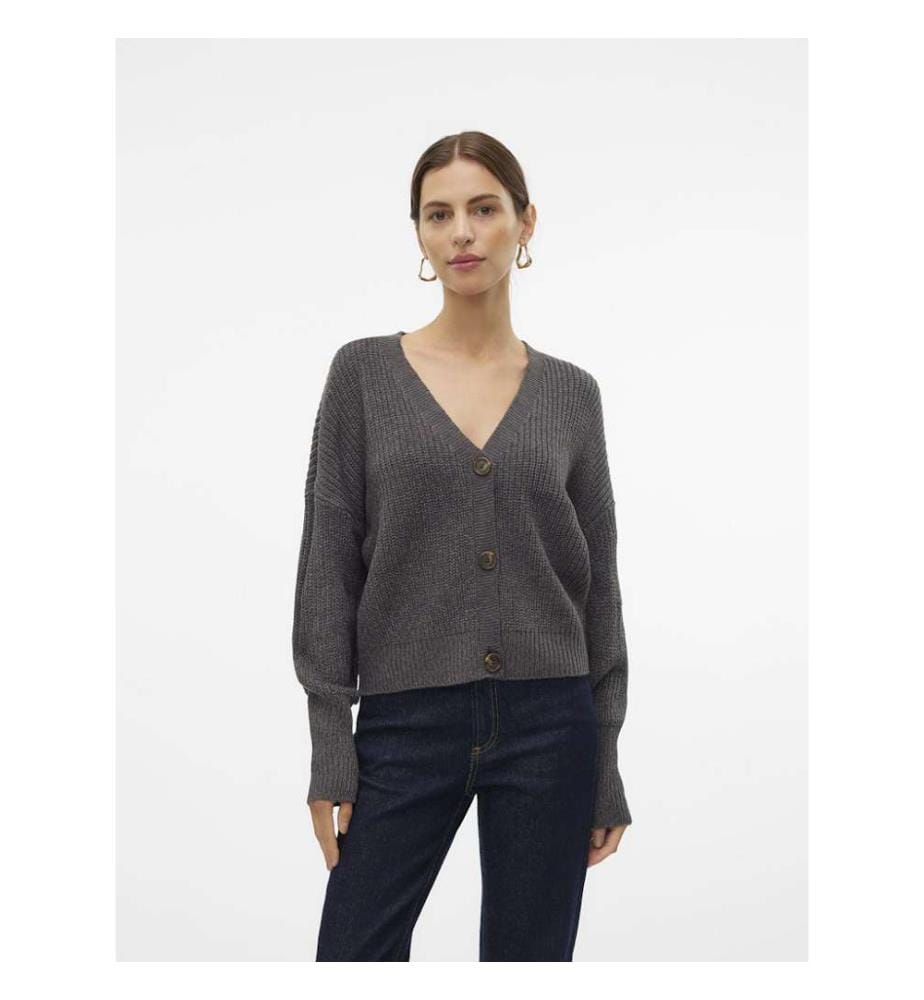 Strickjacke - Asphalt / Phantom