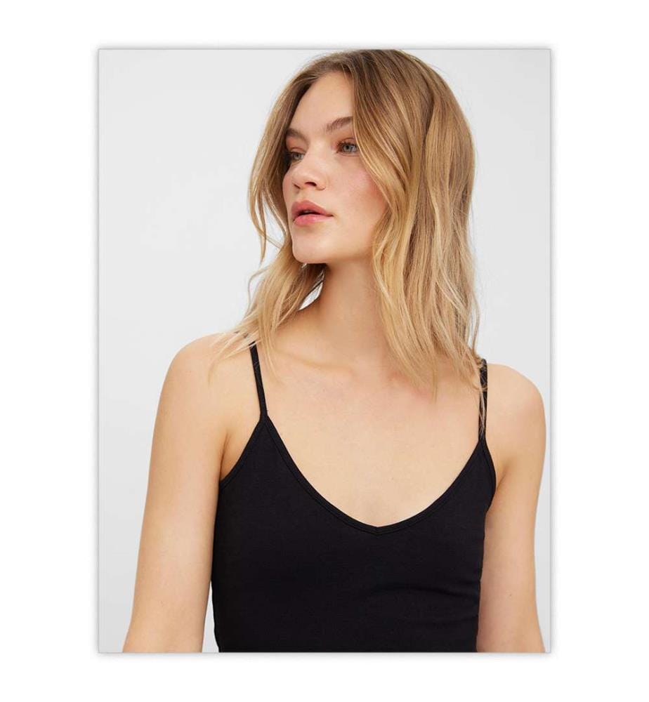 2Er-Pack Tanktops - Schwarz