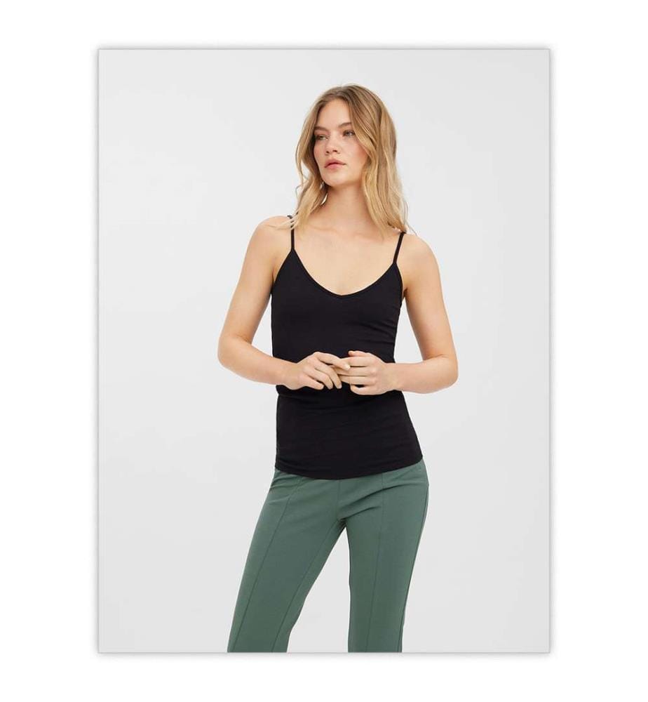 2Er-Pack Tanktops - Schwarz