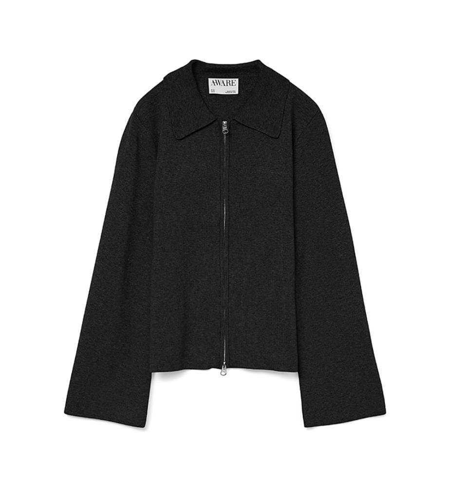 Strickjacke - Schwarz