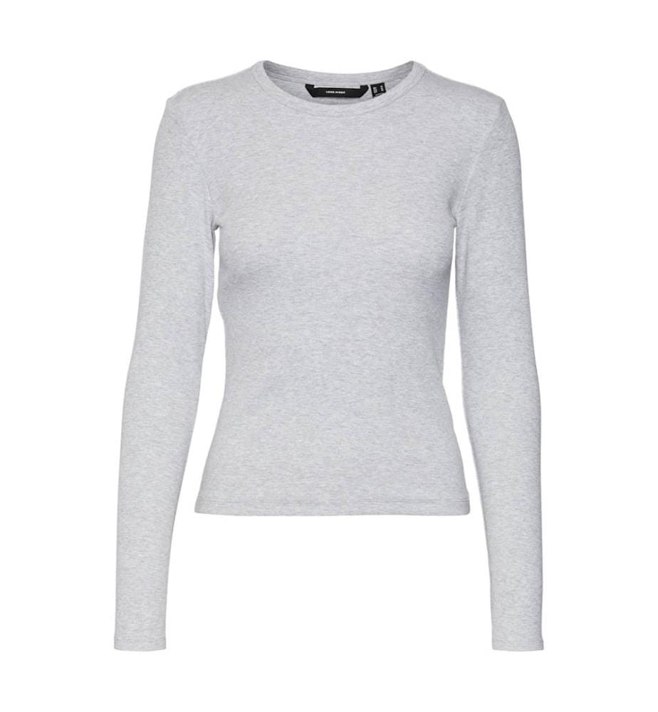 T-Shirt Manches Longues Chloe - Gris Clair