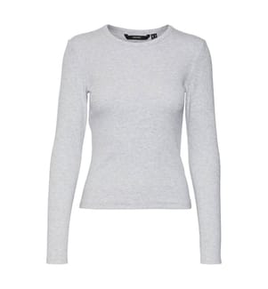 Maglietta Chloe a maniche lunghe - Grigio chiaro
