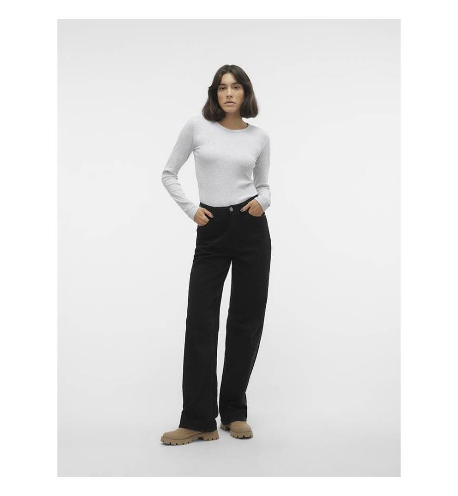 T-Shirt Manches Longues Chloe - Gris Clair