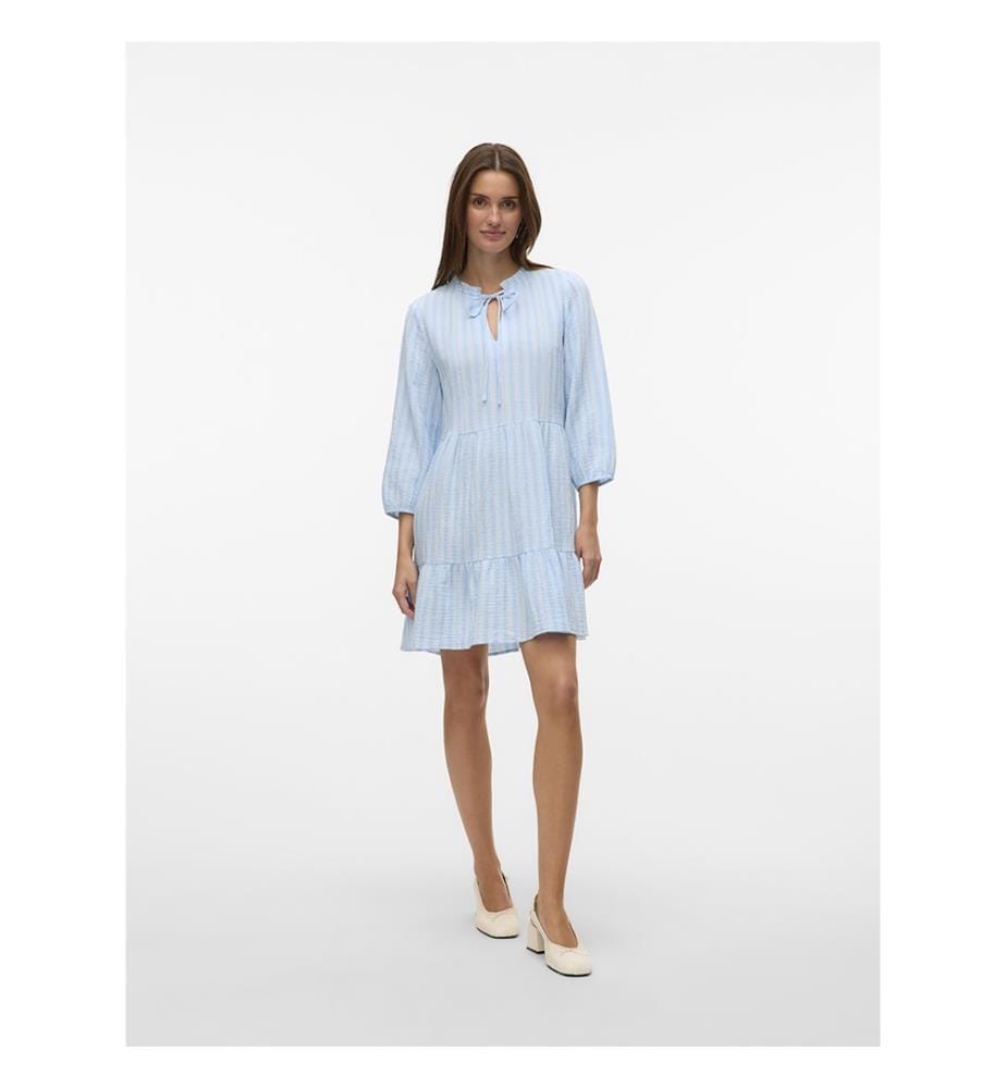 Midi-Kleid - Airy Blue Snow White