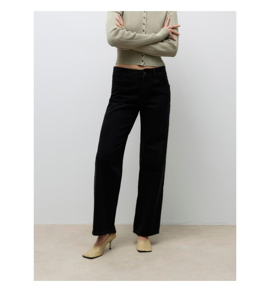 Jeans - Schwarz Spülen