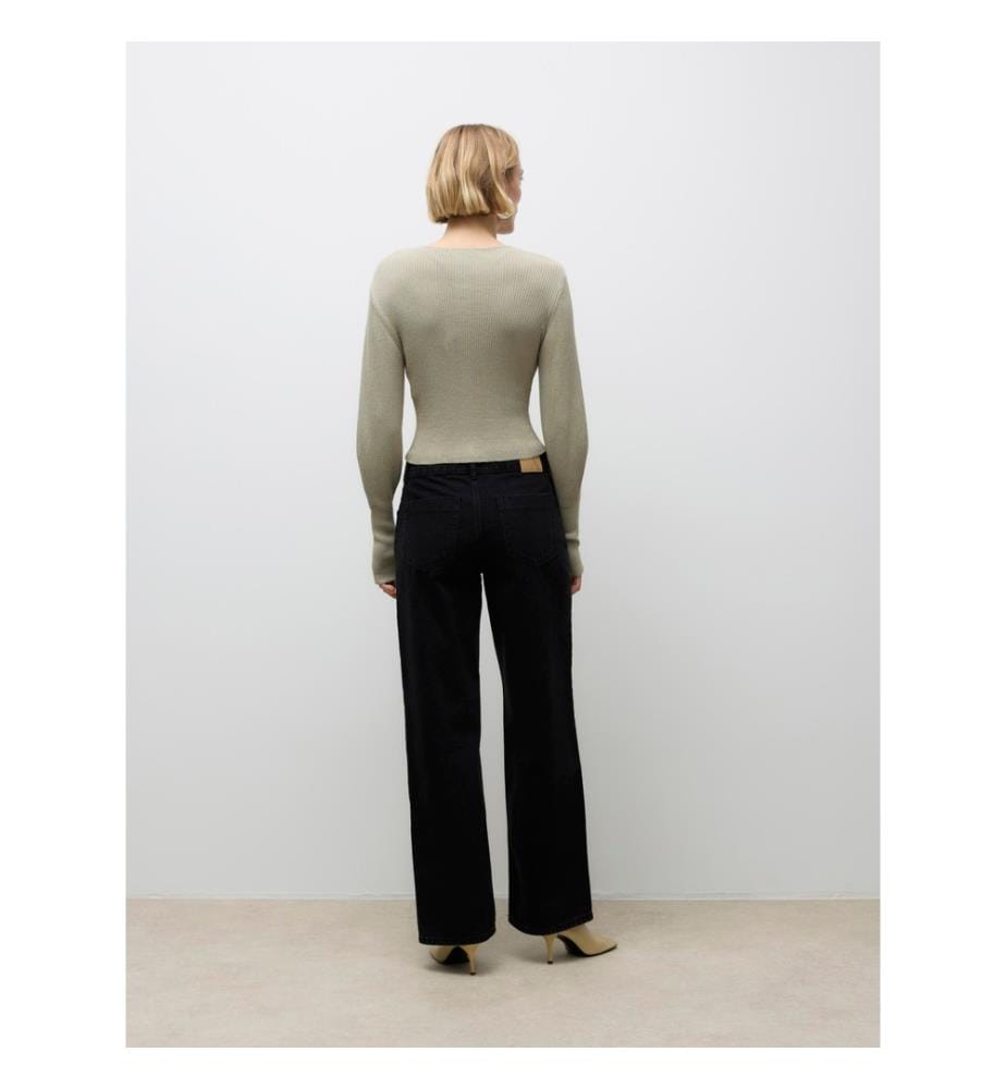 Jeans - Schwarz Spülen