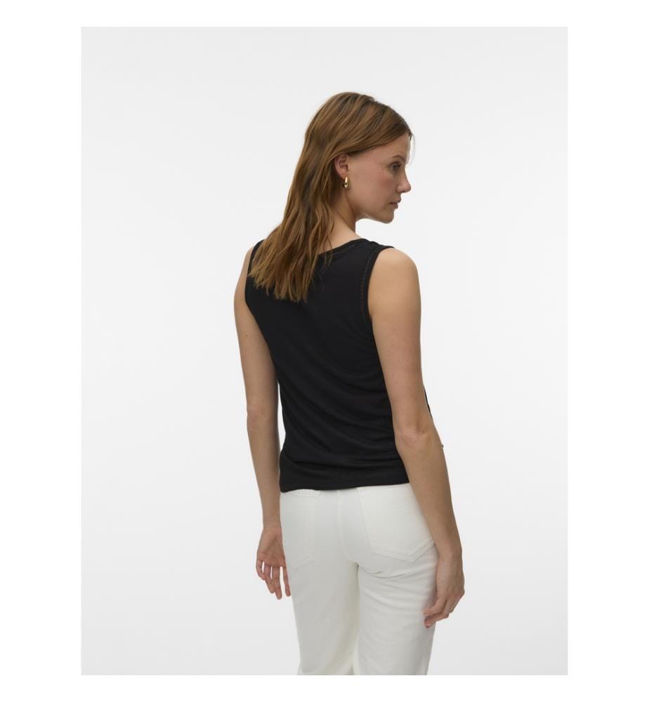 Regular Fit Tanktop - Schwarz