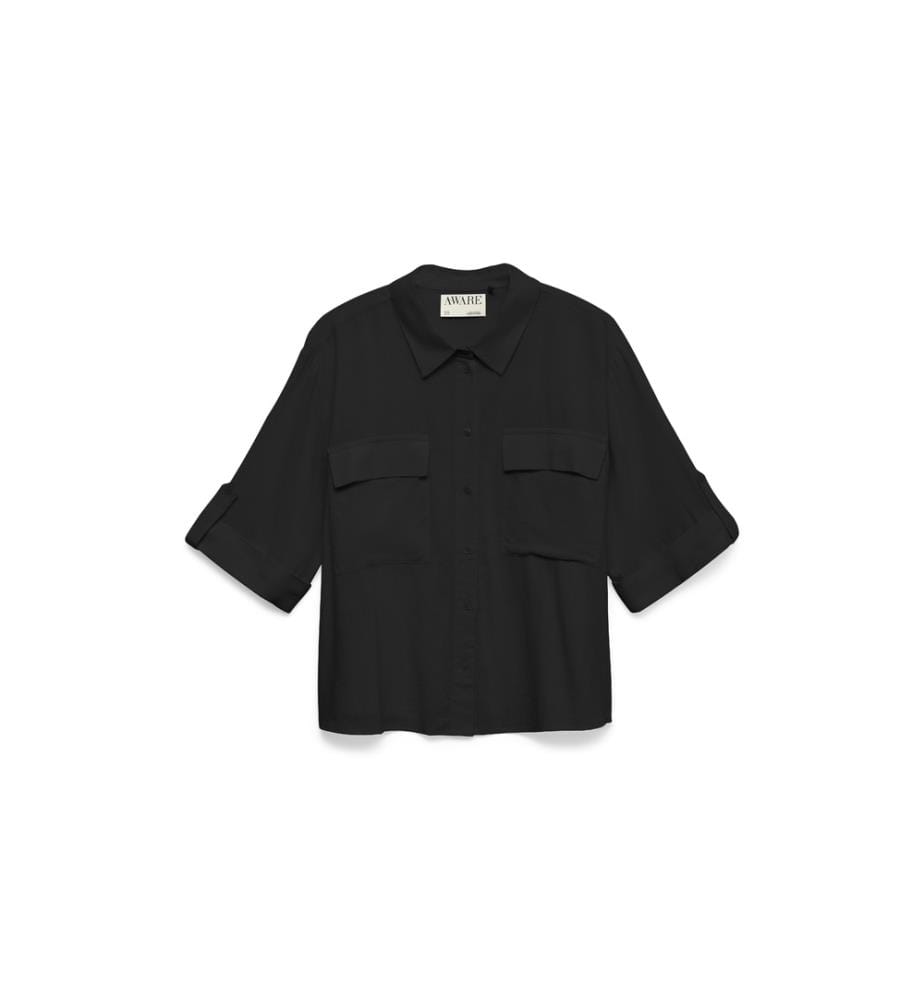 Hemd Loose Fit - Schwarz