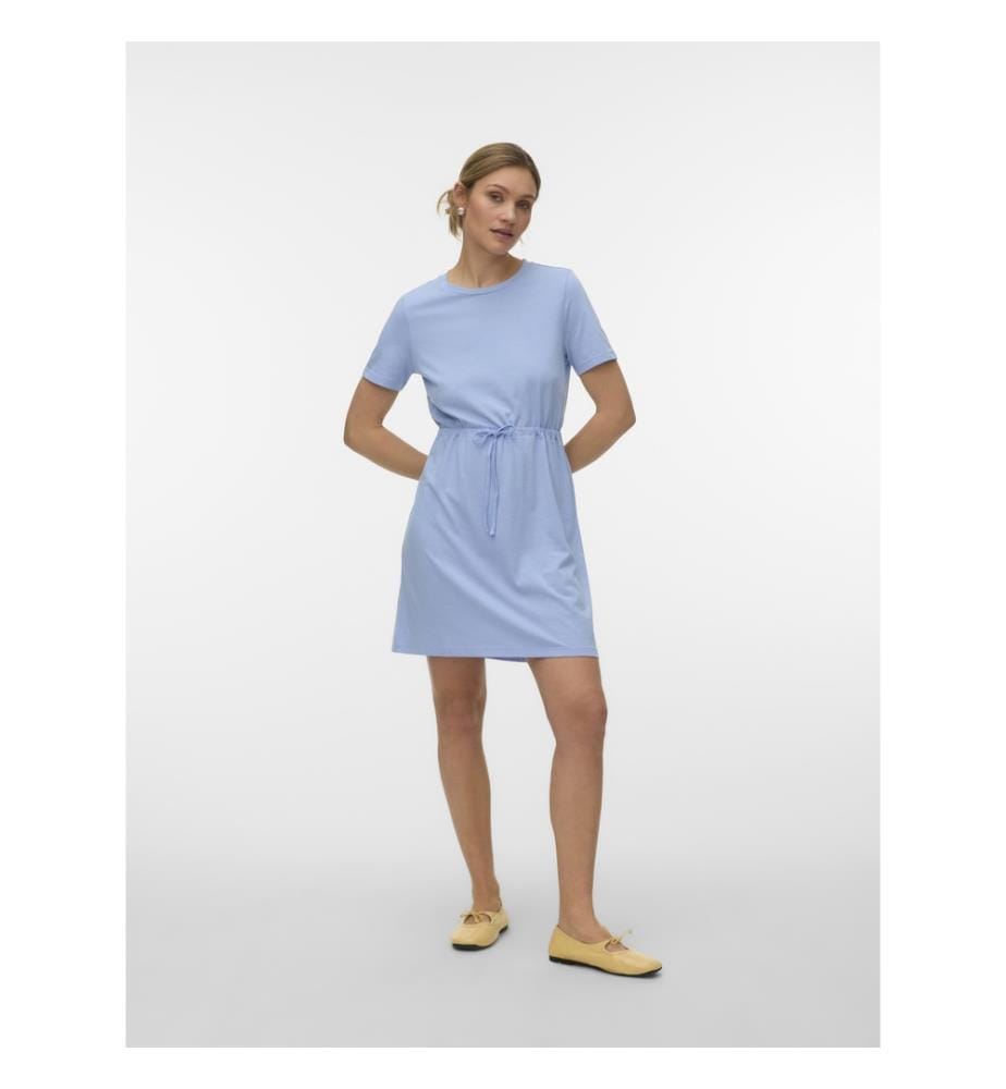 Kurzes Kleid Luna - Hellblau