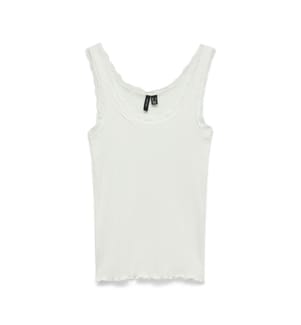 Slim Fit Top - Weiss