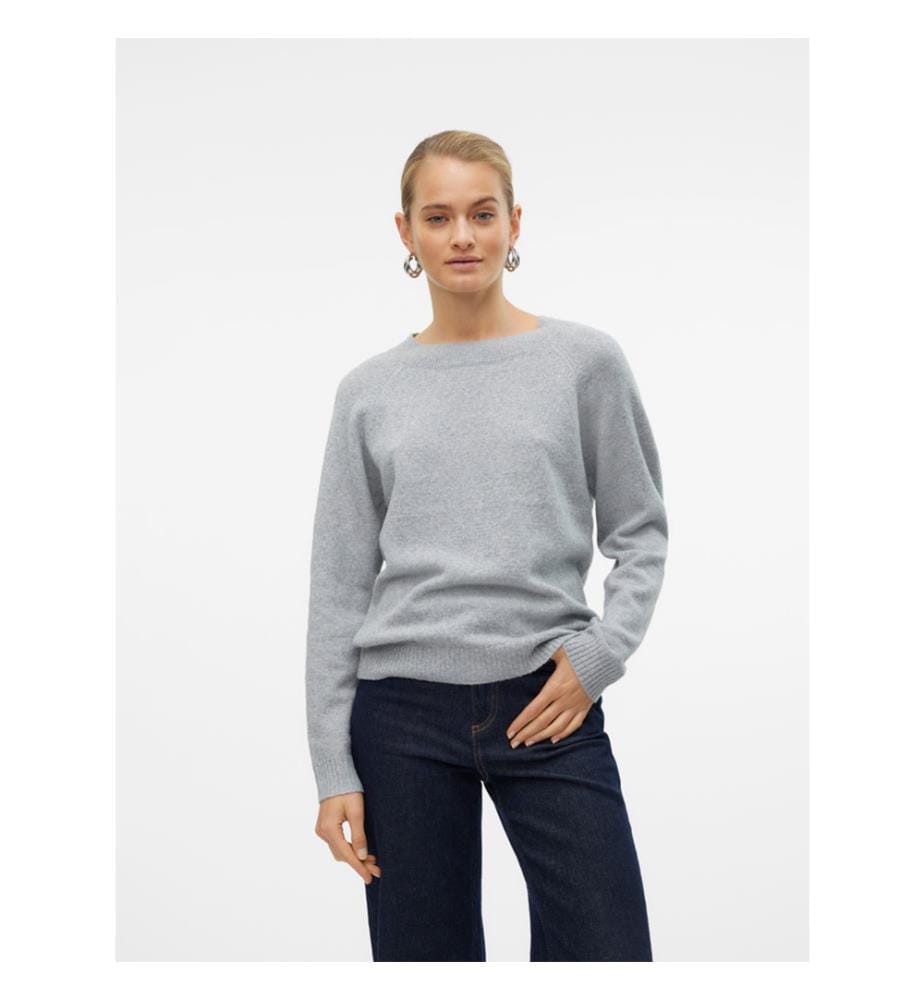 Pullover – Aqua-Grau-Melange