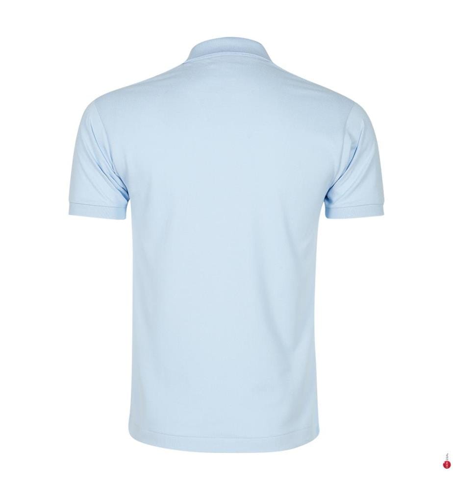 Poloshirt Classic Fit L12.12 aus Piqué-Baumwolle - Hellblau