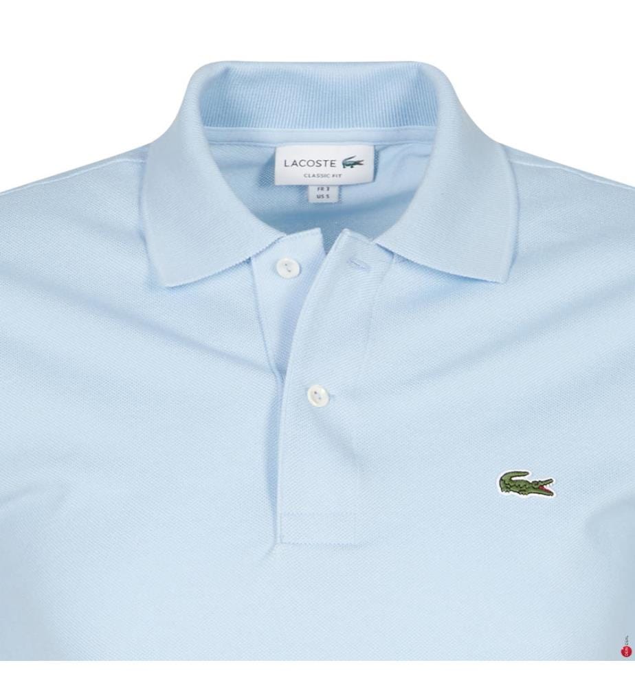 Poloshirt Classic Fit L12.12 aus Piqué-Baumwolle - Hellblau