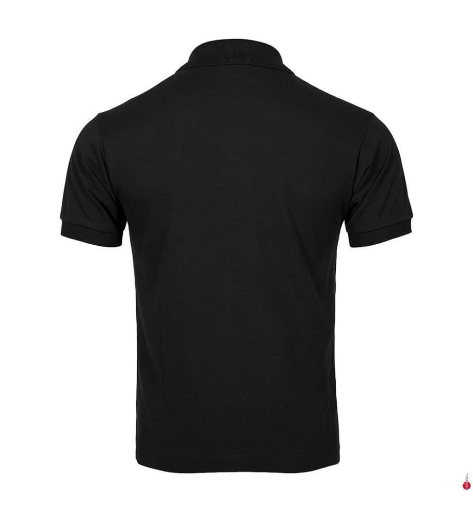 Poloshirt Classic Fit L12.12 aus Piqué-Baumwolle - Schwarz