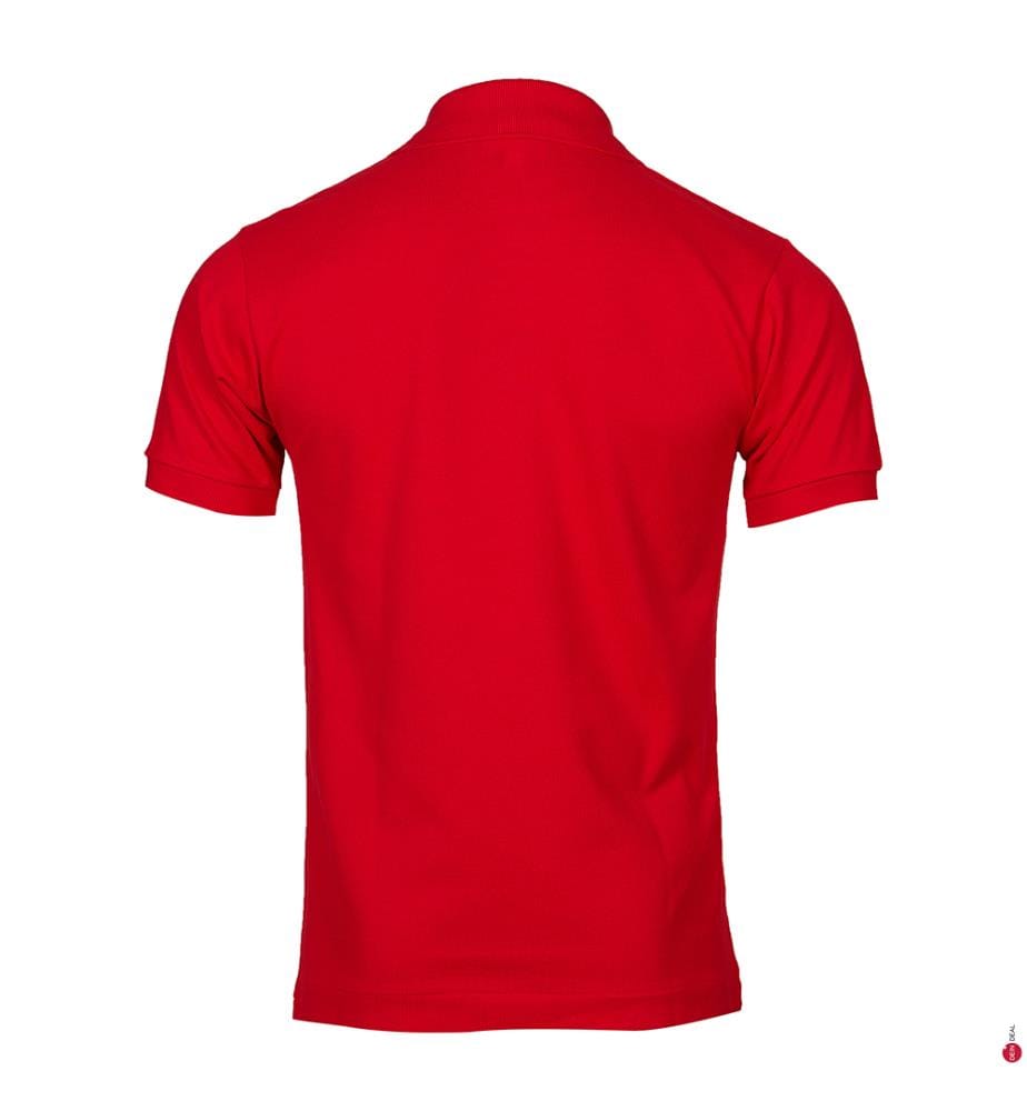 Poloshirt Classic Fit L12.12 aus Piqué-Baumwolle - Rot