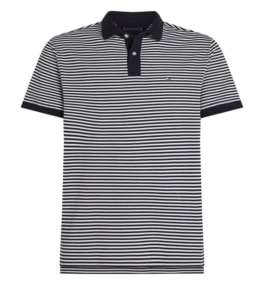 Poloshirt Regular Fit - Schwarz und Weiss