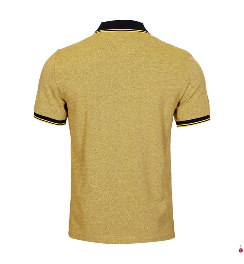 Polo en piqué 4 cols Oxford - Banana Yellow