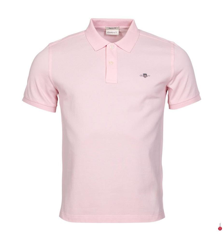Shield Regular Fit Piqué-Poloshirt - California Pink