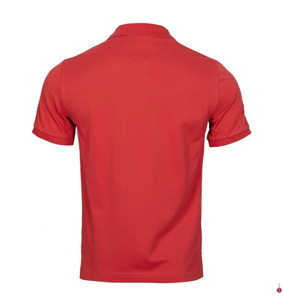 Shield Regular Fit Piqué-Poloshirt - Ziegelrot