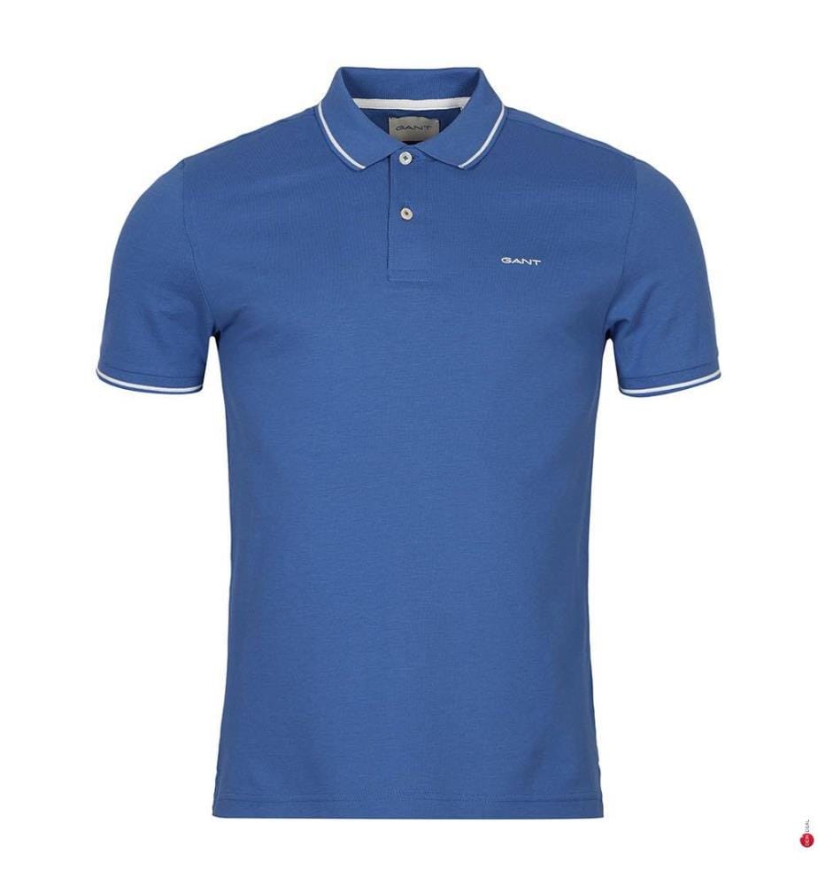 Poloshirt Piqué Regular Fit - Blau