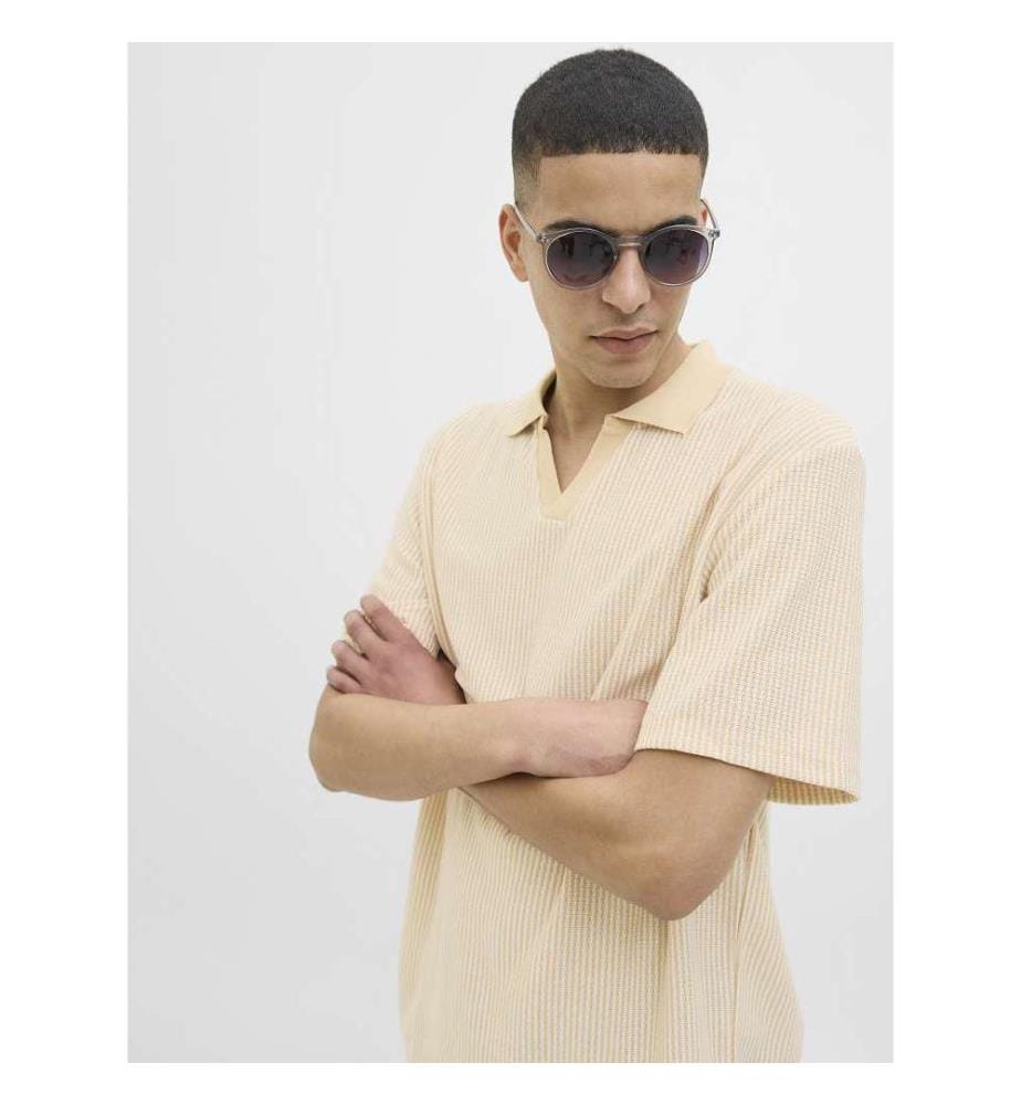 Polo - Jaune/Blanc