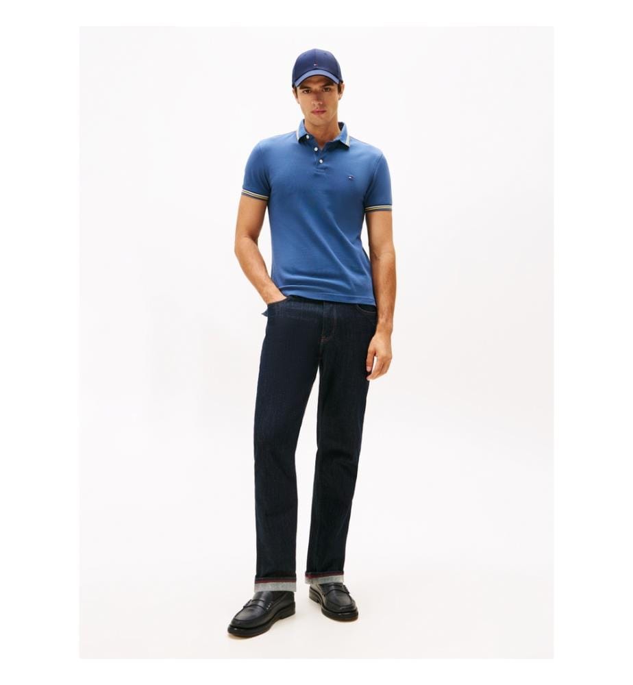 Polo Slim Fit - Bleu