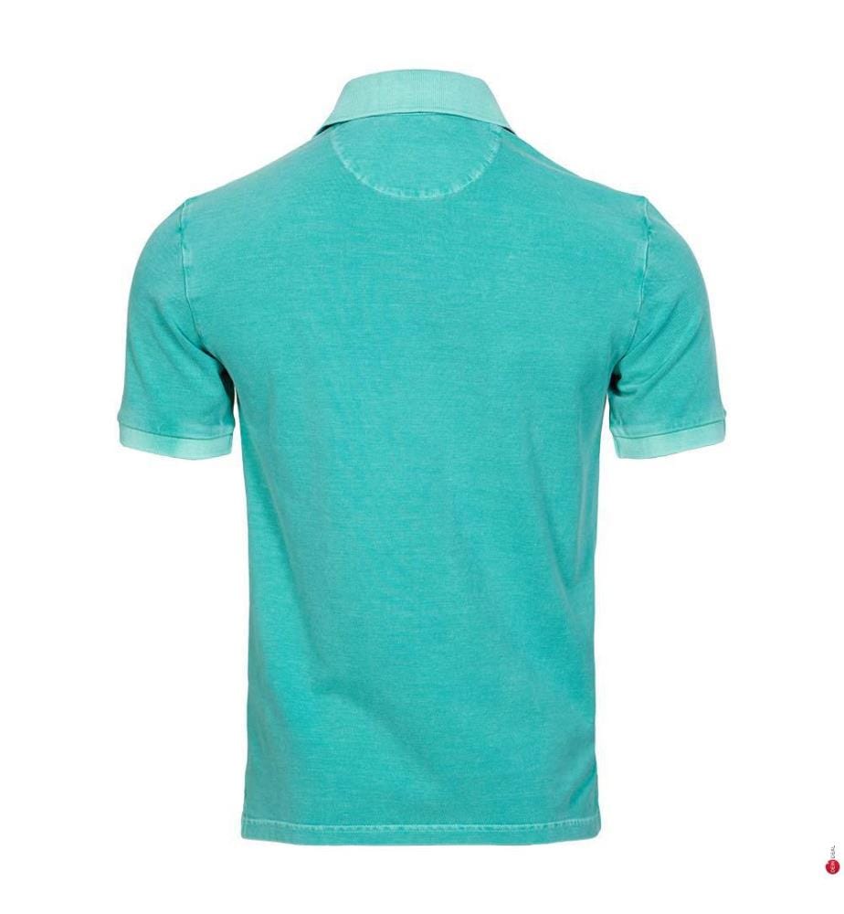 Polo-Shirt Sunfaded - Tropic Blue