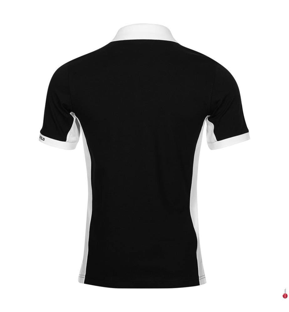 Polo à Manches Courtes - Blanc et Noir