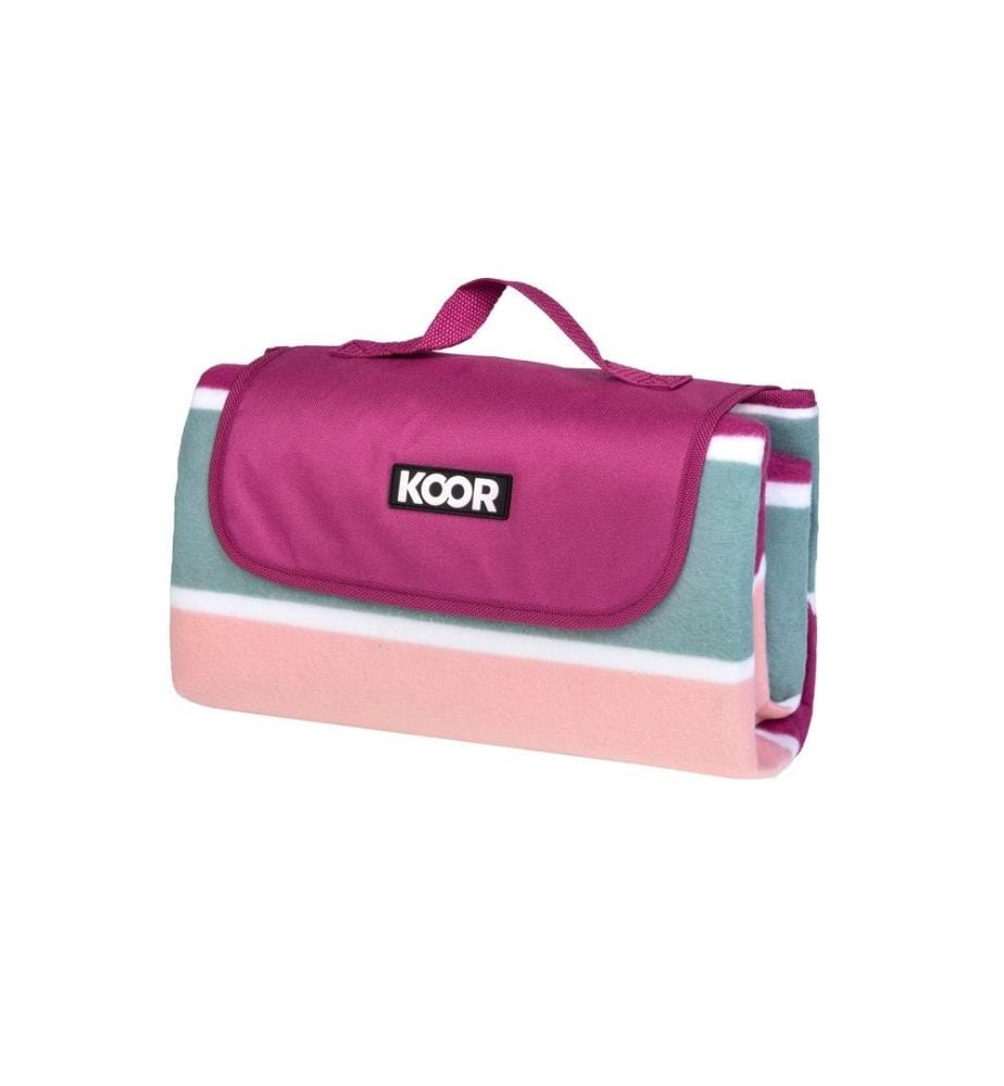 KOOR - Picknickdecke Lido-Magenta 135 x 160 cm