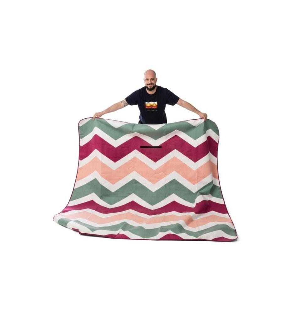 KOOR - Picknickdecke Monte-Magenta 200 x 200 cm