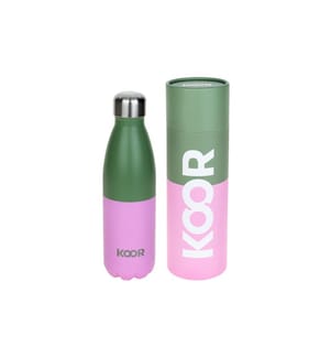 KOOR - Gourde Oliva / Flamingo 500 ml