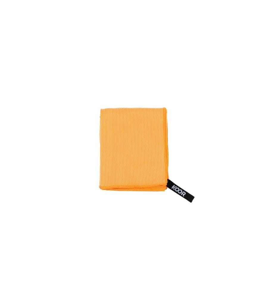 KOOR - Serviette de bain Silva Onda Arancia L 80 x 130 cm