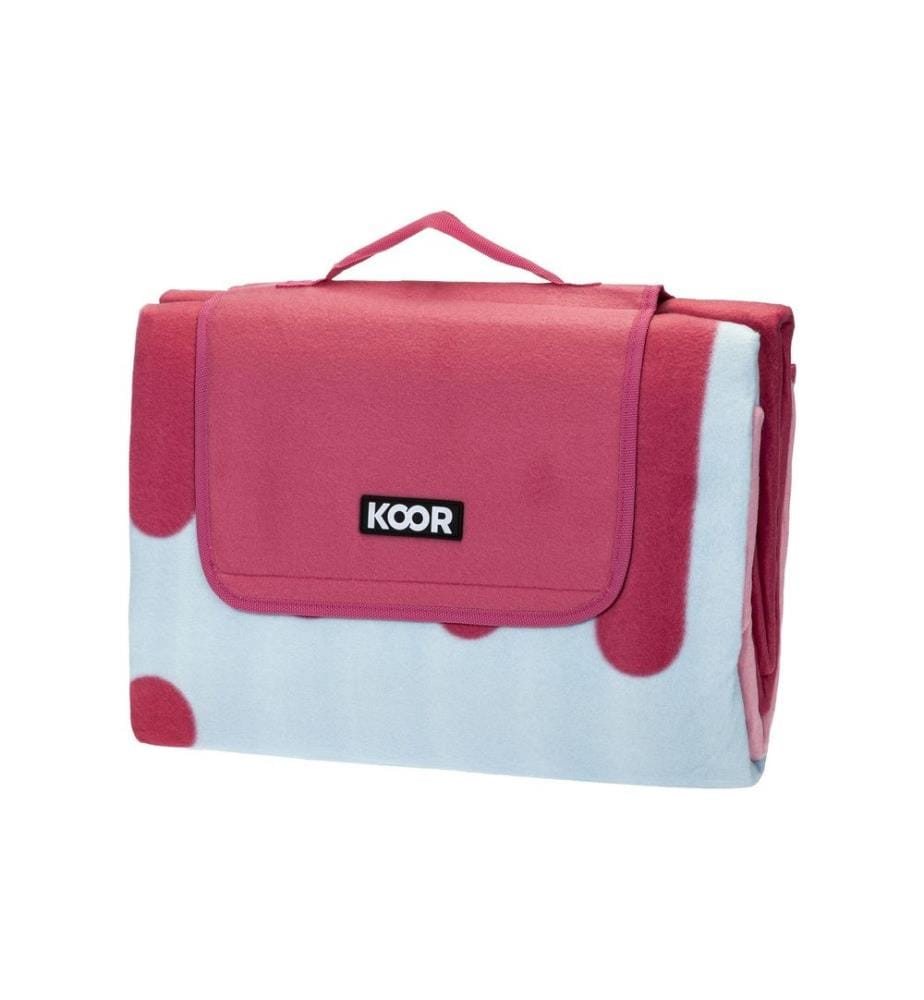 KOOR - Picknickdecke Gelato-Pink 200 x 200 cm