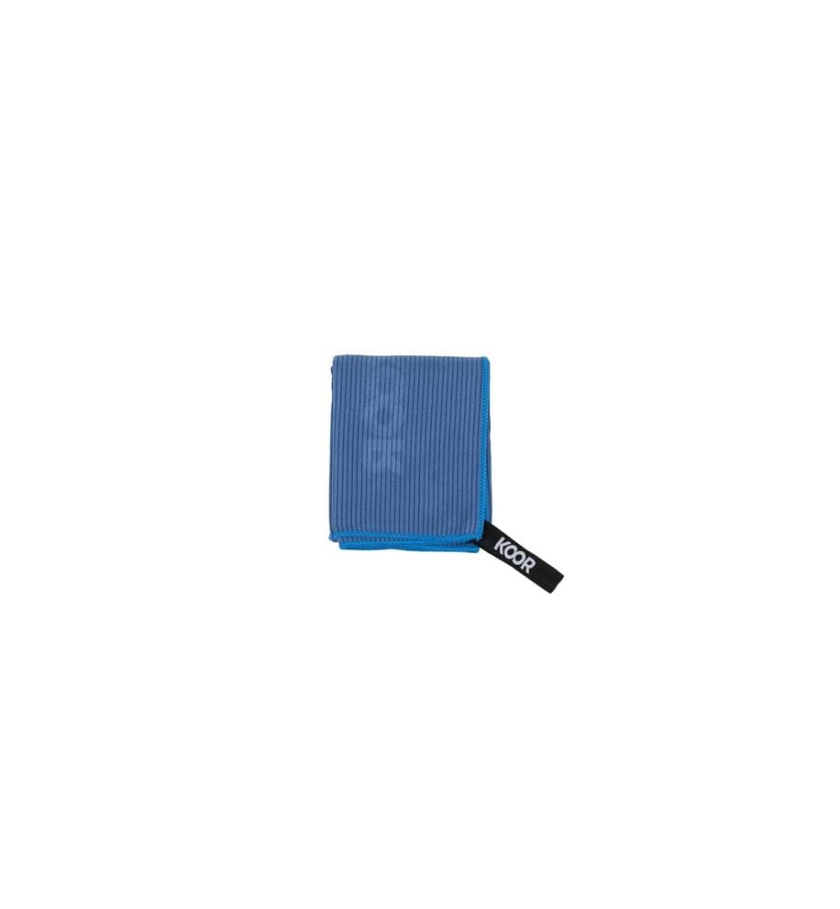 KOOR - Badetuch Silva Onda Blu 3er-Pack M 55 x 90 cm